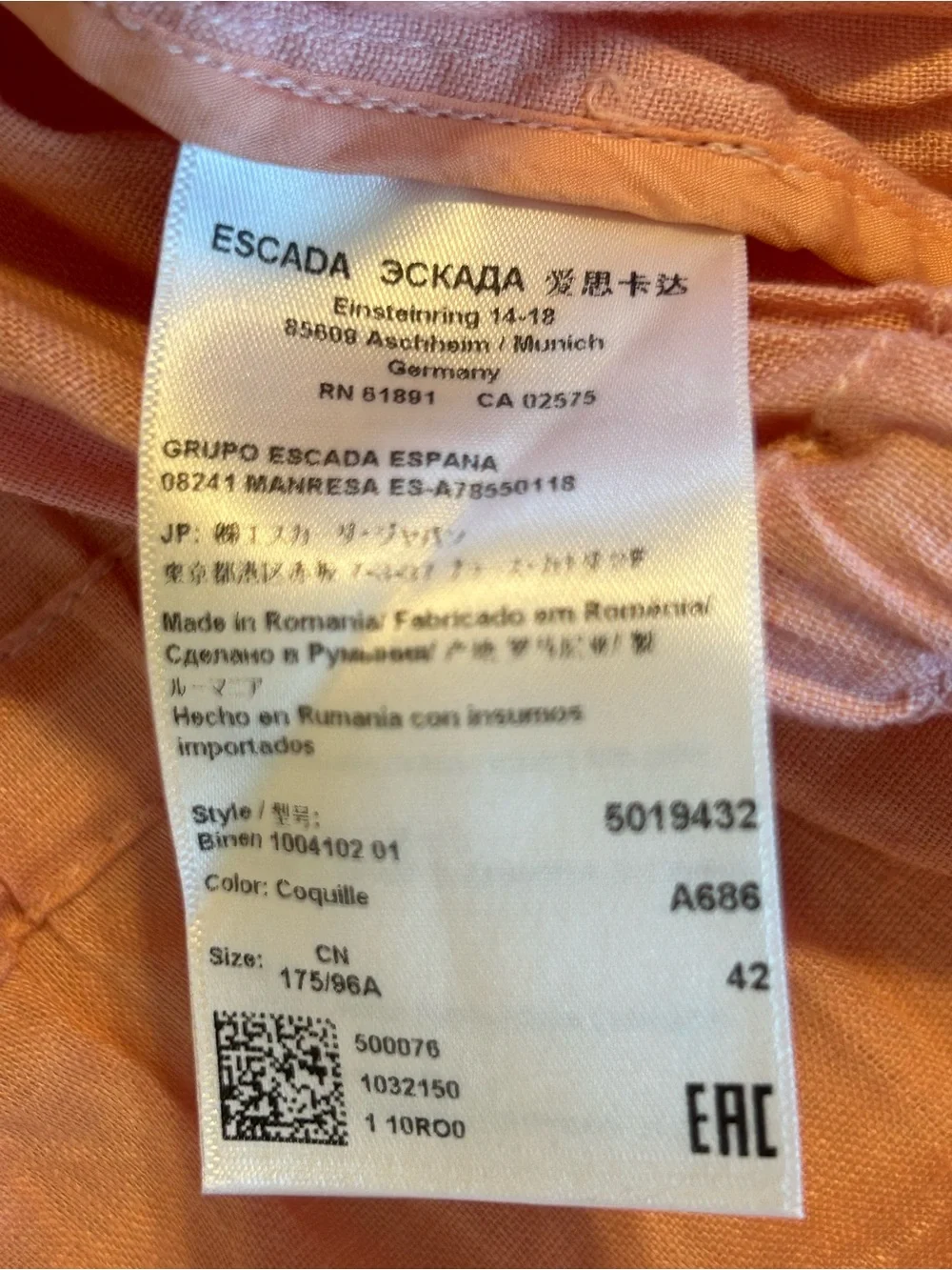 Escada sport 100%